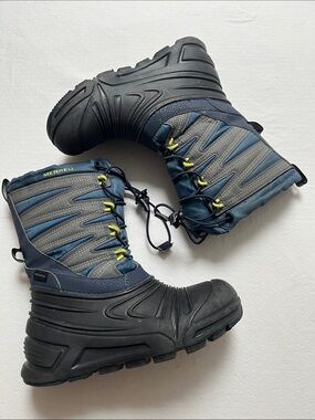 Merrell Snow Quest Lite 3.0 Waterproof Kids Winter Boots Size 2M